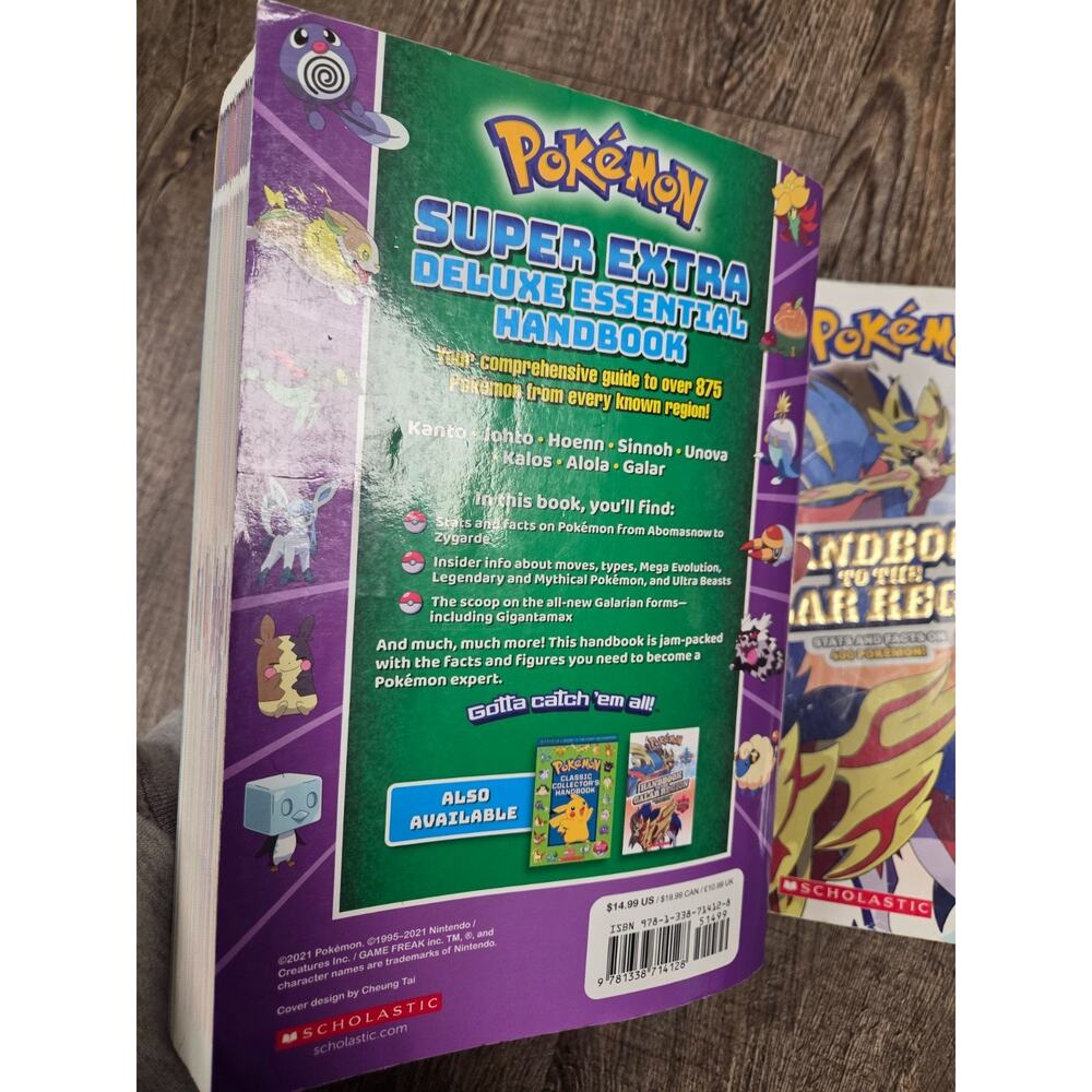 Pokemon Super Extra Deluxe Essential Handbook 2021 Edition + Galar Region Lot 2 - Picture 3 of 7